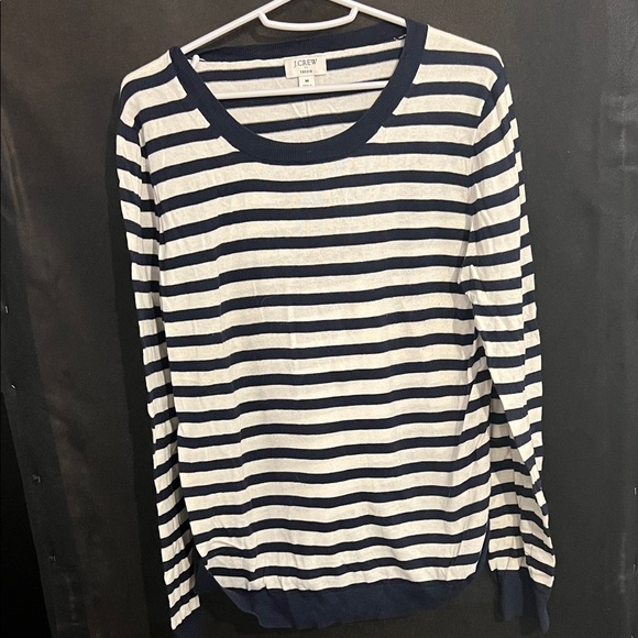 J. Crew Sweaters - J. Crew Black and White Striped Sweater